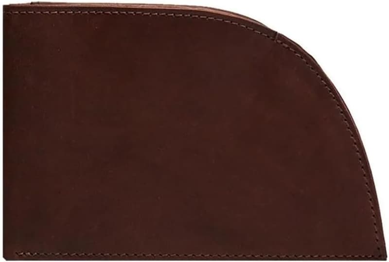 Brown RFID Leather Wallet for Men - Bifold Design, Holds 6 Cards