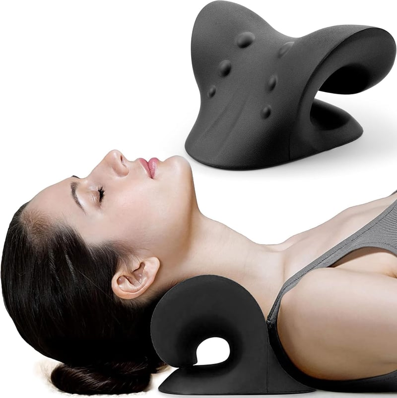 Cervical Traction Device for Neck Pain Relief and Alignment