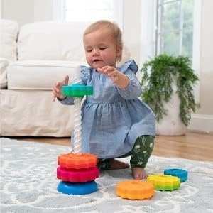 Toddler Stacking & Spinning Toys - SpinAgain by Fat Brain Toys