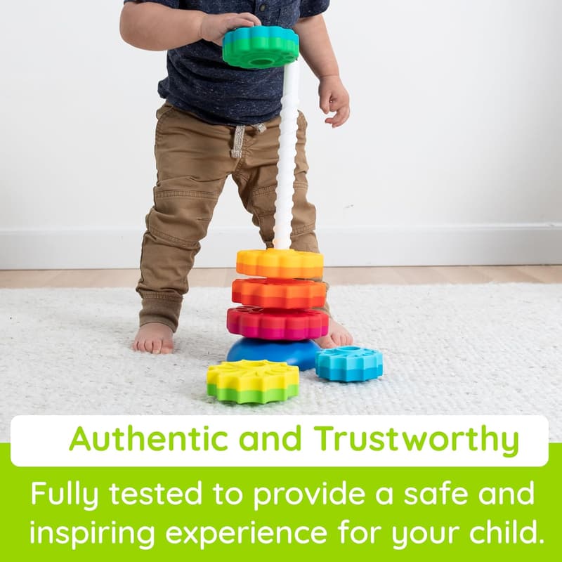 Toddler Stacking & Spinning Toys - SpinAgain by Fat Brain Toys