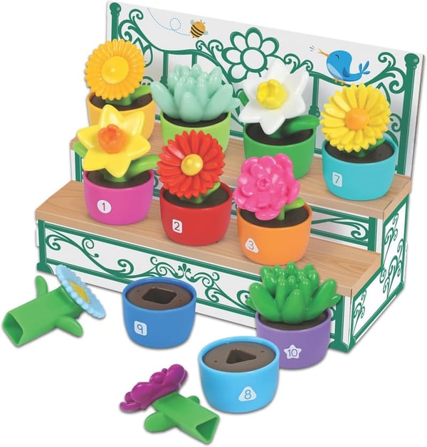 Toddler Outdoor Shape & Color Garden Sensory Toy Set