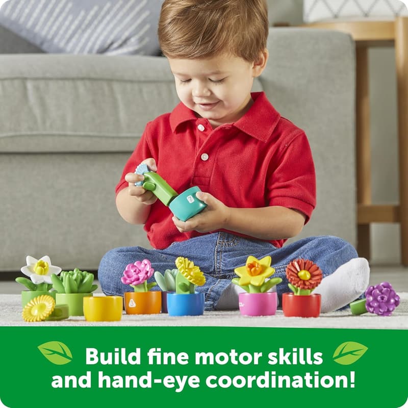 Toddler Outdoor Shape & Color Garden Sensory Toy Set