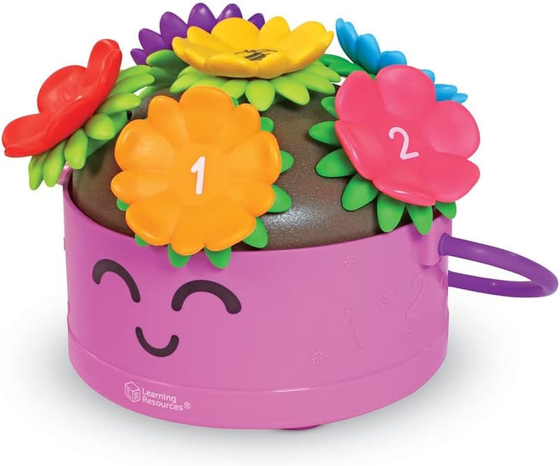Toddler Learning Toy: Poppy The Count & Stack Flower Pot