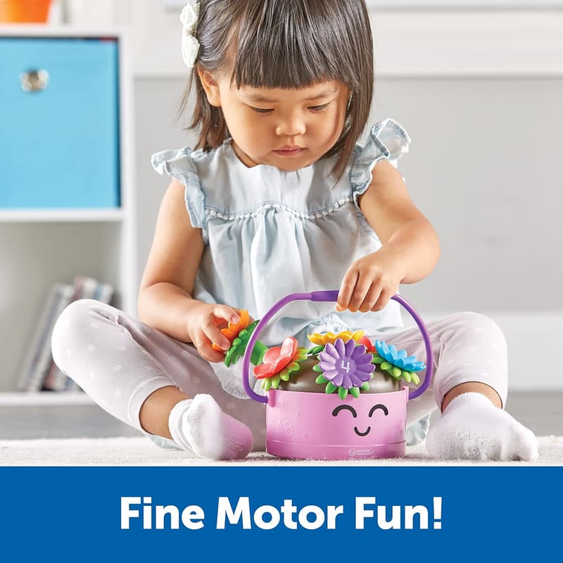 Toddler Learning Toy: Poppy The Count & Stack Flower Pot