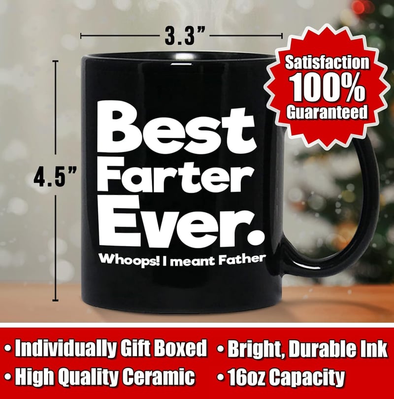 Funny Color Changing Coffee Mug for Father's Day - 16oz
