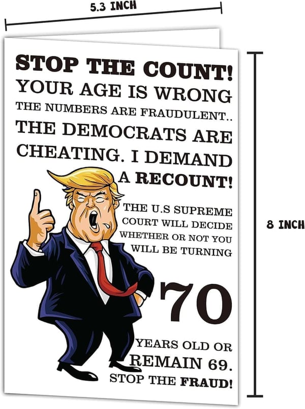 70th Birthday Card for Friends & Family – Hilarious Design