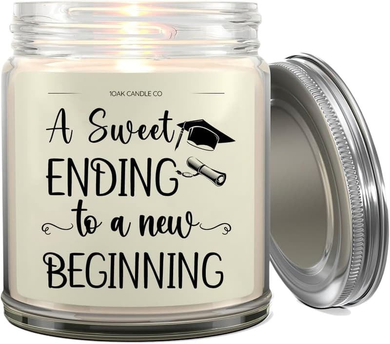 2024 Graduation Vanilla Scented Candle Gift for Her
