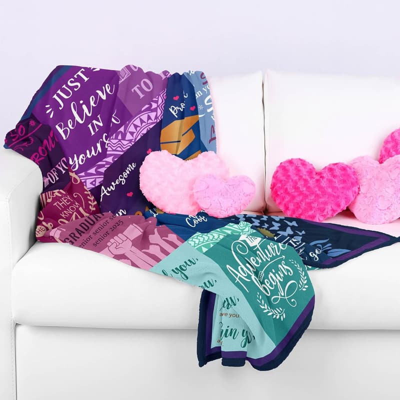 2025 Graduation Blanket - Class of 2025 Throw, 50