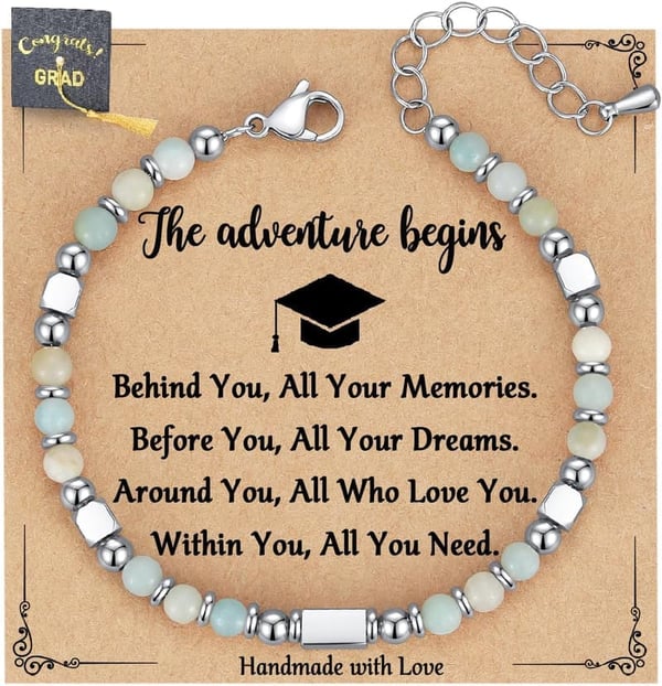 2025 Graduation Gemstone Bracelet Gift for Her