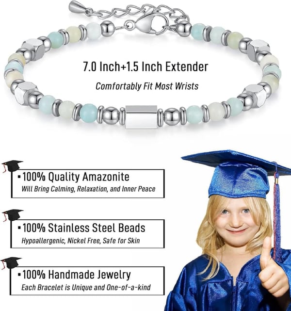 2025 Graduation Gemstone Bracelet Gift for Her