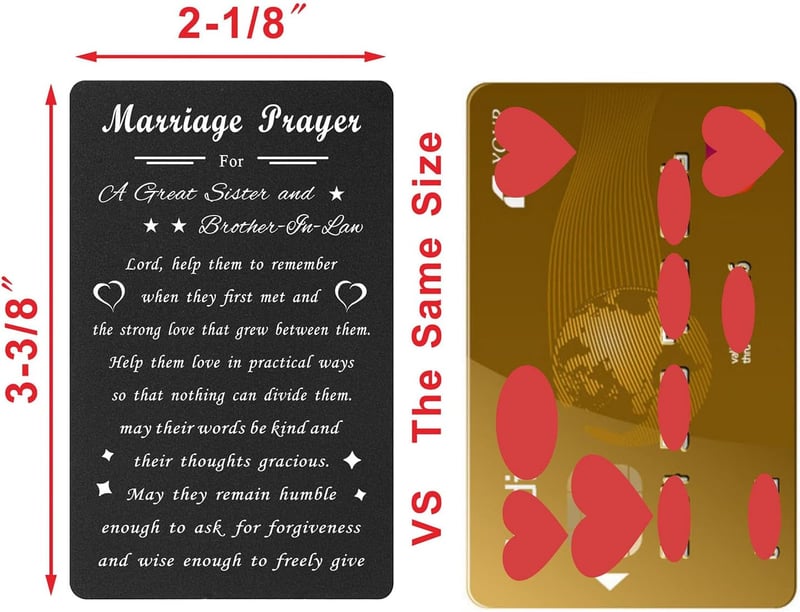 Happy Anniversary Wallet Card for Couples