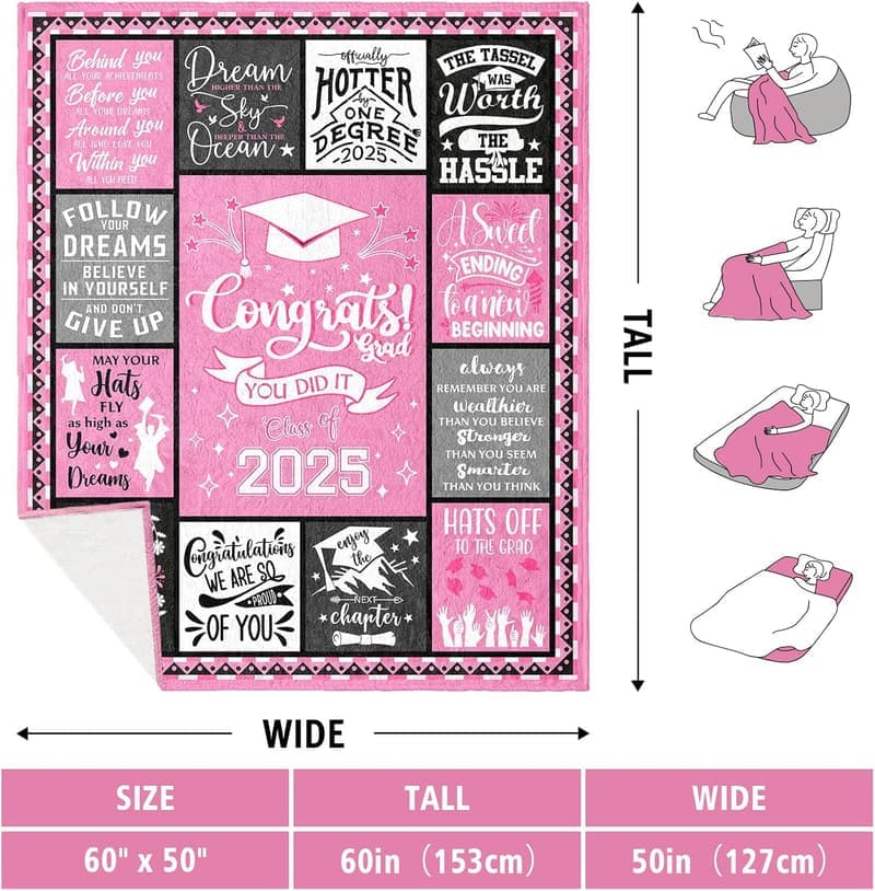 Graduation Blanket Gift (60