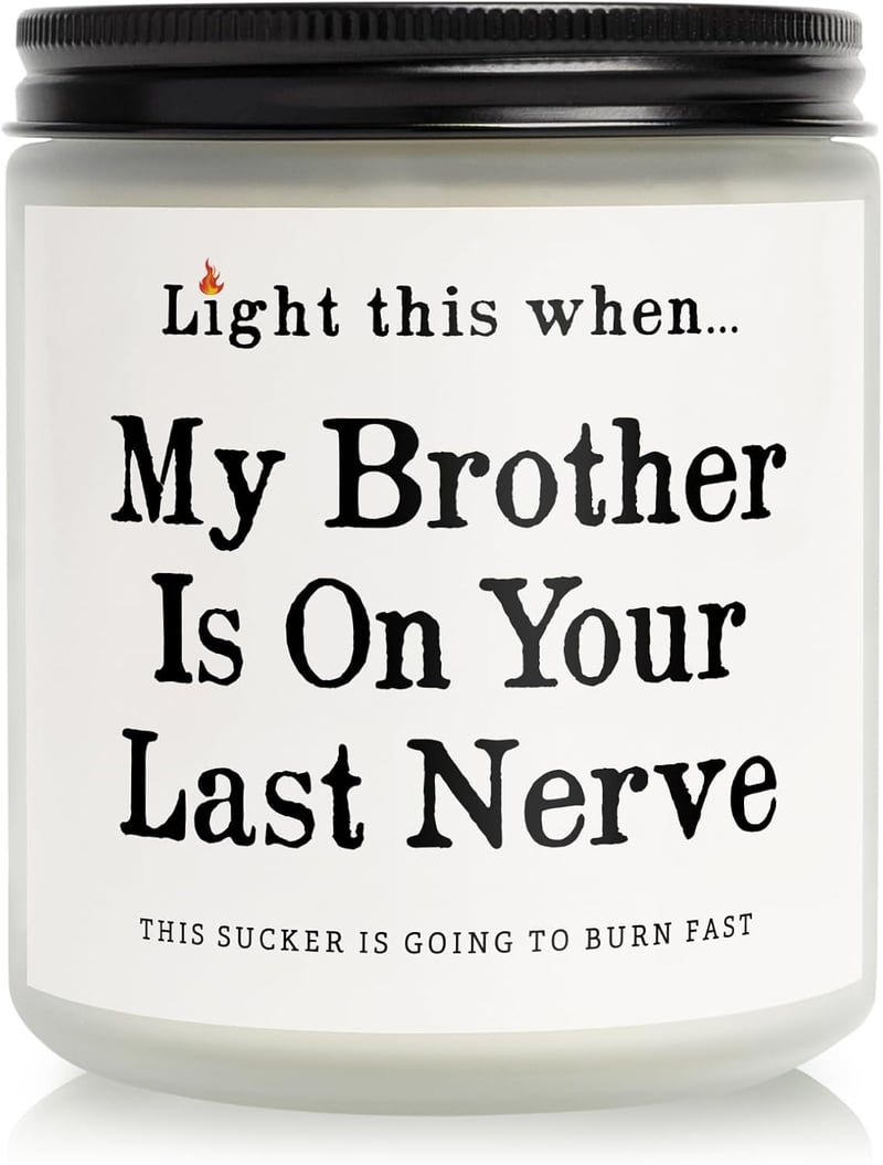 Funny Sister-in-Law Birthday Candle Gift - Lavender Scented