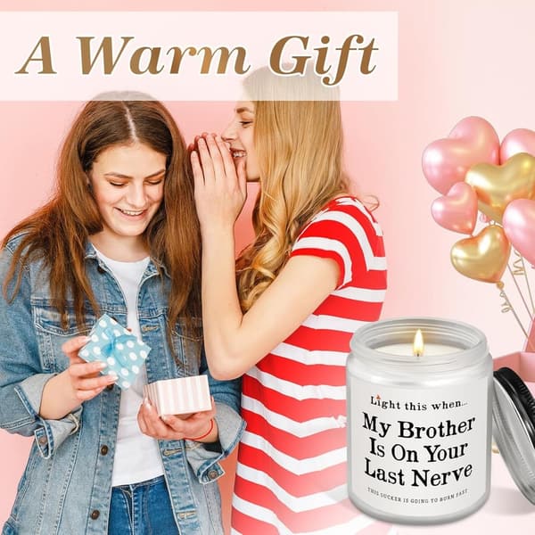 Funny Sister-in-Law Birthday Candle Gift - Lavender Scented