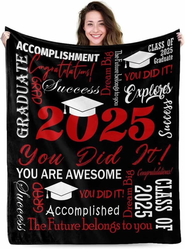 2025 Graduation Blanket Gift for Her or Him, 30