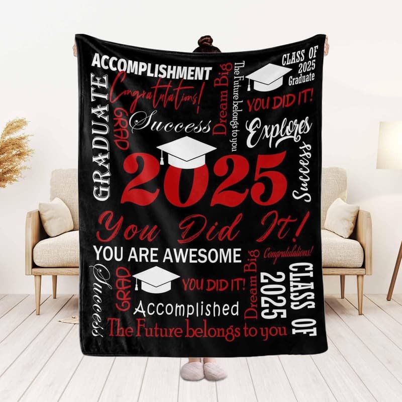 2025 Graduation Blanket Gift for Her or Him, 30