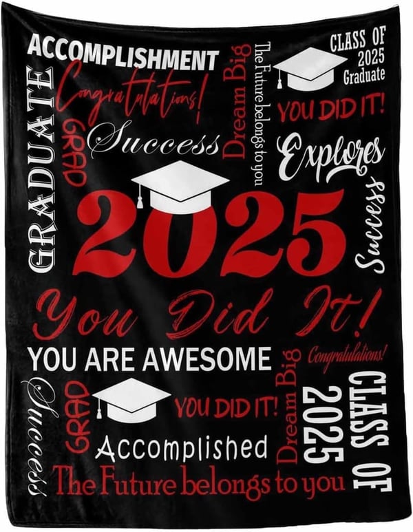 2025 Graduation Blanket Gift for Her or Him, 30