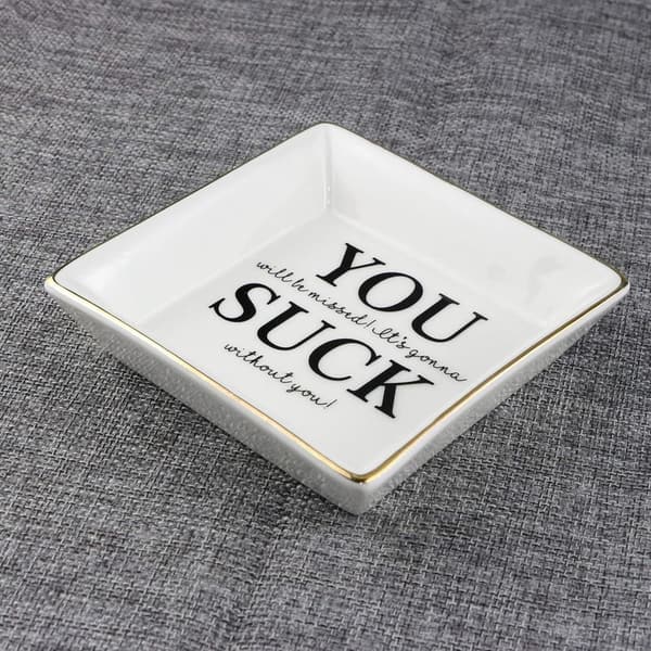 Farewell Trinket Dish Jewelry Gift for Women