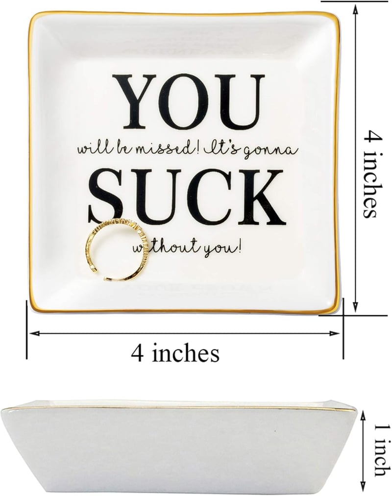 Farewell Trinket Dish Jewelry Gift for Women