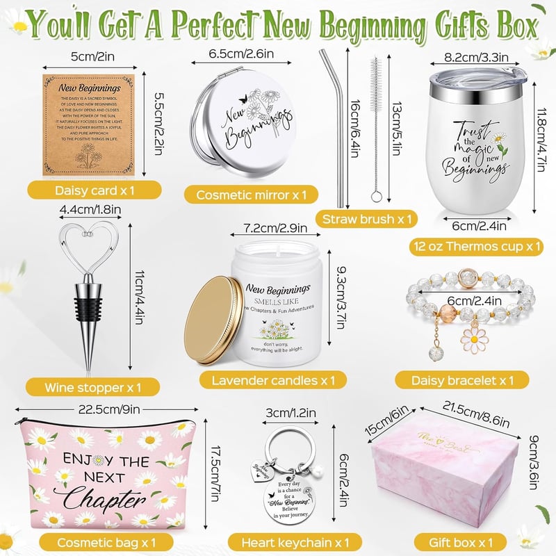 Going Away Gift Box for Coworker Women - New Beginnings
