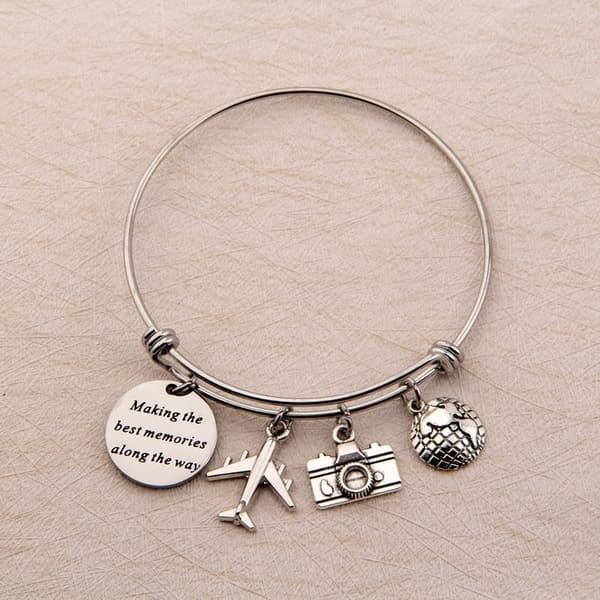 Retirement Gift: Stainless Steel Expandable Travel Bracelet