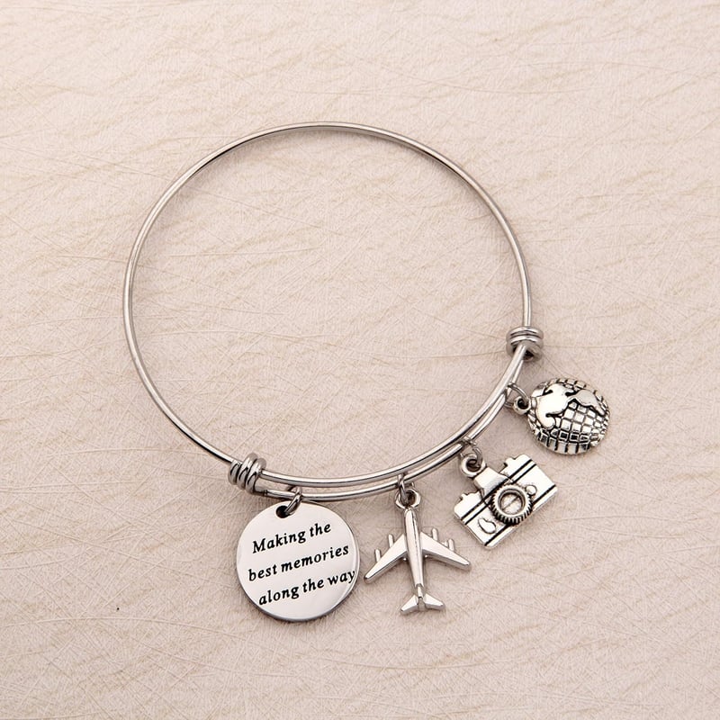 Retirement Gift: Stainless Steel Expandable Travel Bracelet
