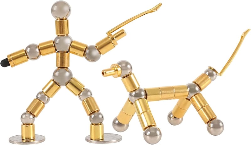 Magnetic Deformable Fidget Pen - Stress Relief Toy for All Ages