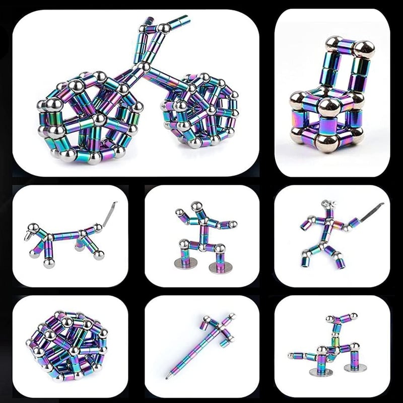 Magnetic Deformable Fidget Pen - Stress Relief Toy for All Ages