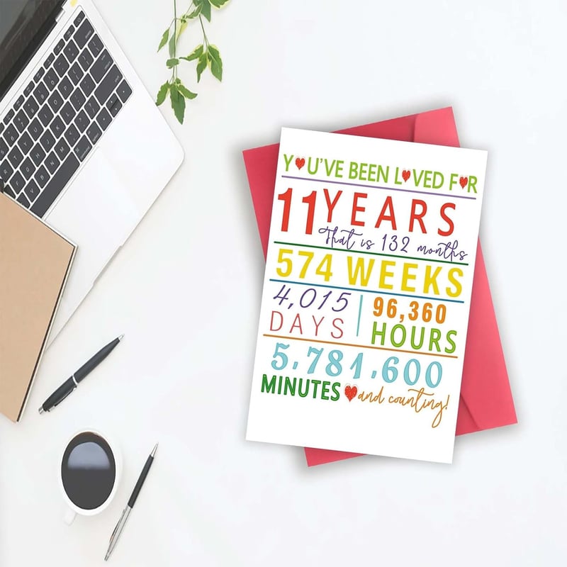 11th Birthday Card – Funny Design for Boys & Girls