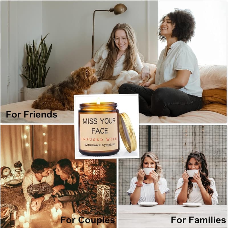 Lavender Scented Soy Wax Candle | Birthday Gift for Women