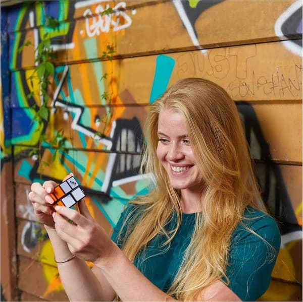 Official 2x2 Rubik's Cube Puzzle Toy for Ages 8+
