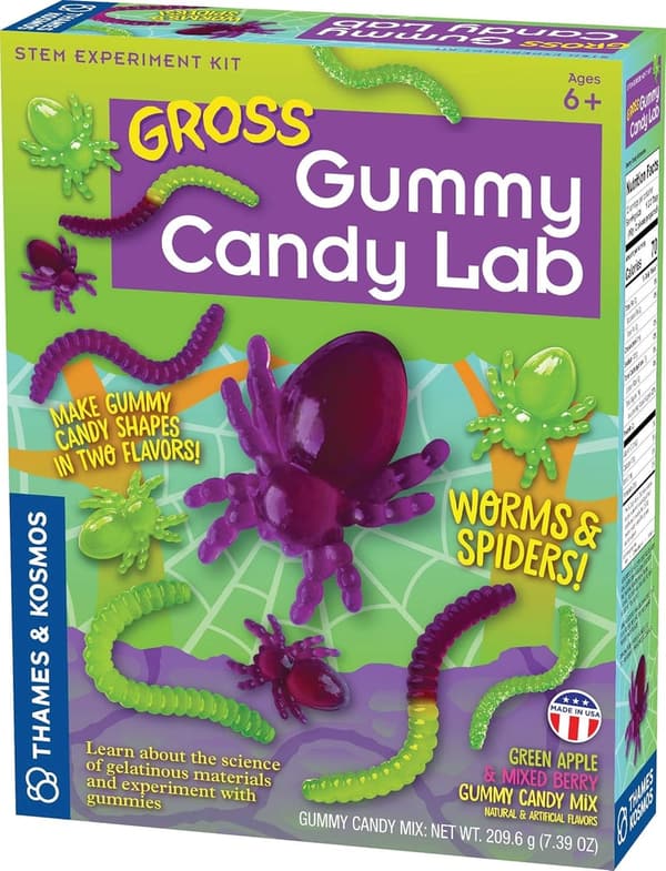 STEM Gummy Candy Lab Kit - Make Plant-Based Worms & Spiders