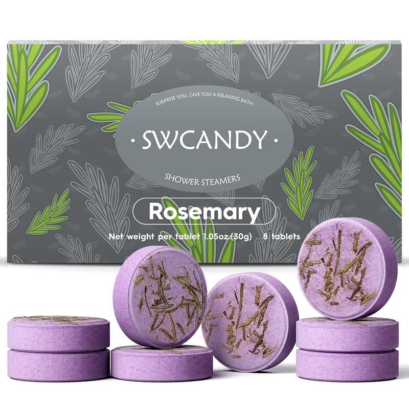 Birthday Shower Steamers Gift Set with Essential Oils - 8 Pcs