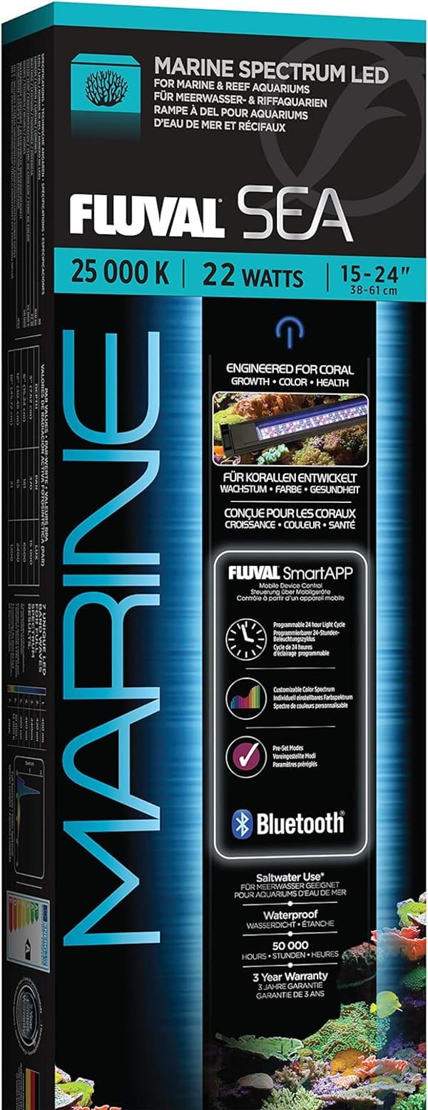 Fluval Sea 3.0 LED Aquarium Light for Coral Growth, 22W