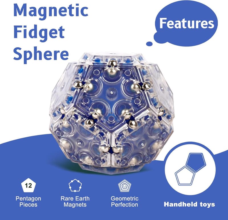 Fidget Toy Set for Adults - 12-Piece Stocking Stuffer