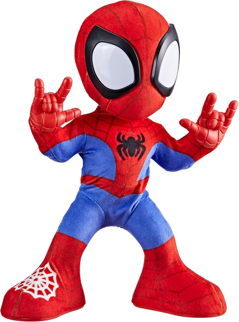 Interactive Spidey Plush Toy with Sounds & Songs for Kids 3+