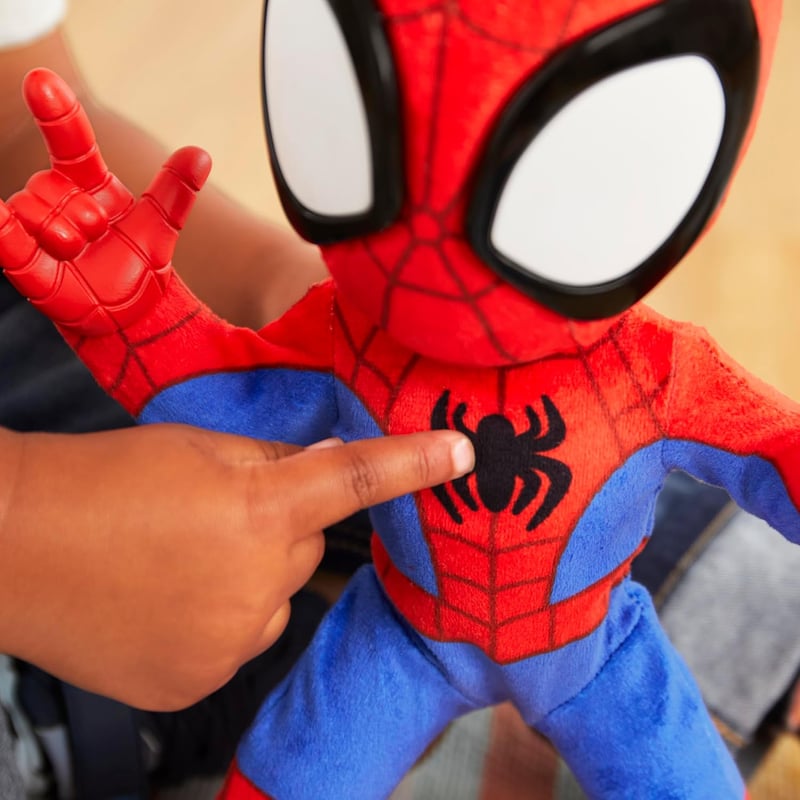 Interactive Spidey Plush Toy with Sounds & Songs for Kids 3+