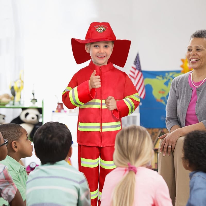 Kids' Role Play Costume Set - Astronaut, Doctor, Fireman, Construction (Ages 3-8)