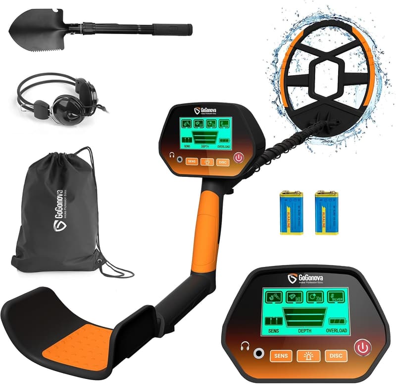 Waterproof Metal Detector for Kids & Adults, 8