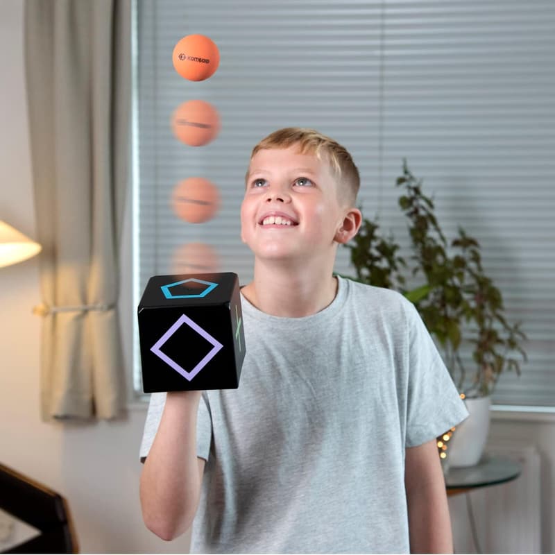 Ball Bouncing Skill Game for Ages 12+, Includes 1 Cube & 2 Balls