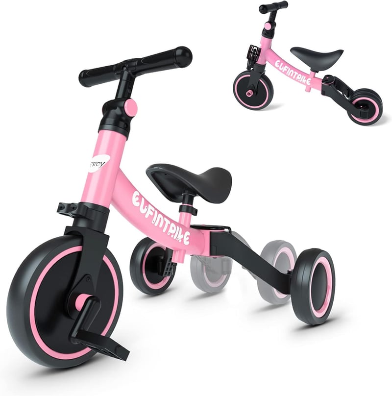 Toddler Balance Bike for Ages 1-4, Removable Pedals
