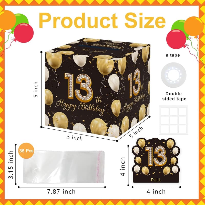 Birthday Gift Boxes - 35PCS Surprise Bags for Kids Party