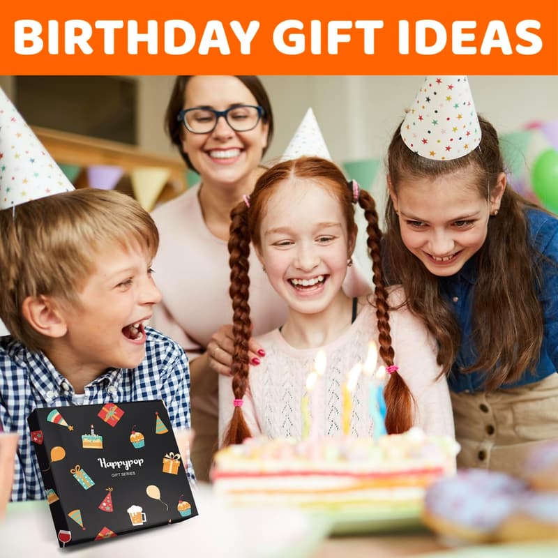 Teen Birthday Socks Gift Set with Greeting Card