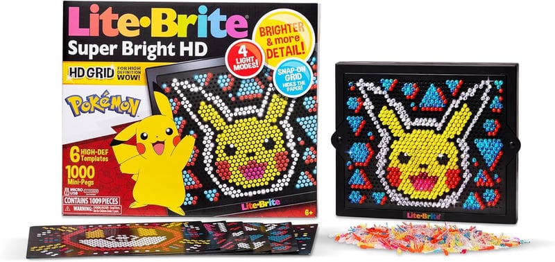 Pokemon Edition Lite Brite Super Bright HD – Creative Light-Up Screen for Kids