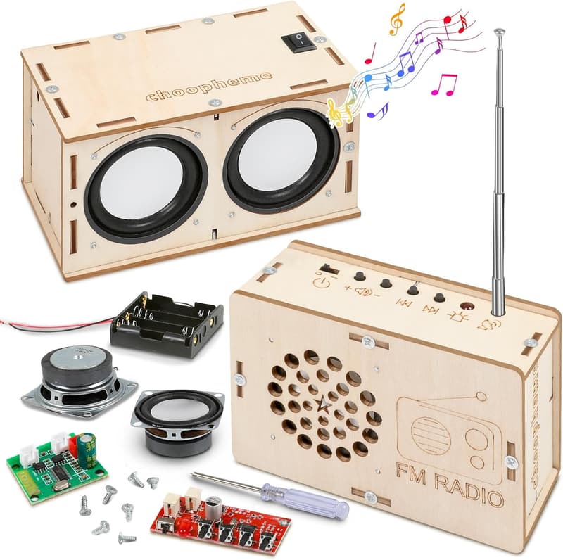 DIY Science Kit: Build Your Own Bluetooth Speaker & FM Radio