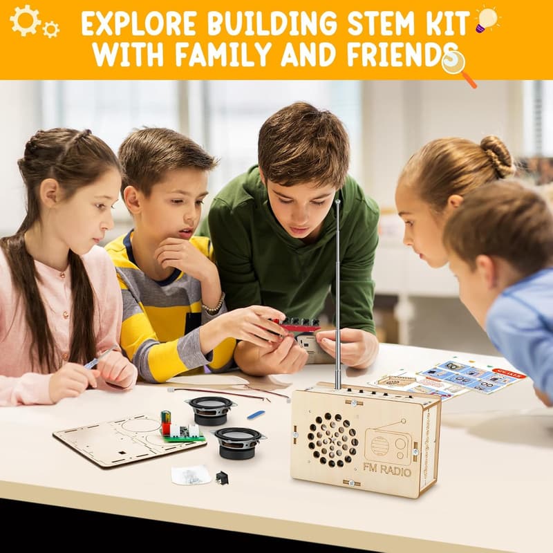 DIY Science Kit: Build Your Own Bluetooth Speaker & FM Radio