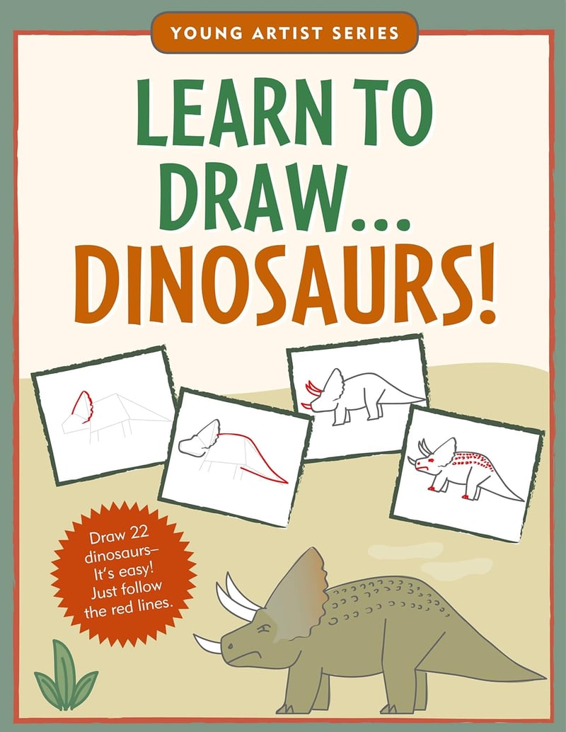 Dinosaur Drawing Guide for Young Artists: Step-by-Step Instructions
