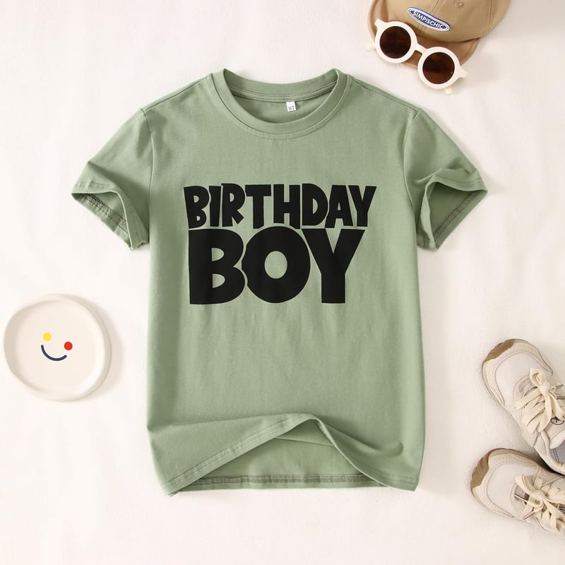 Boys' Birthday T-Shirt for Ages 1-10, Party Outfit