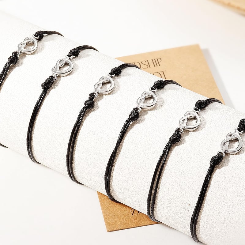 Matching Heart Bracelets Set - Handmade Friendship Gifts for Women