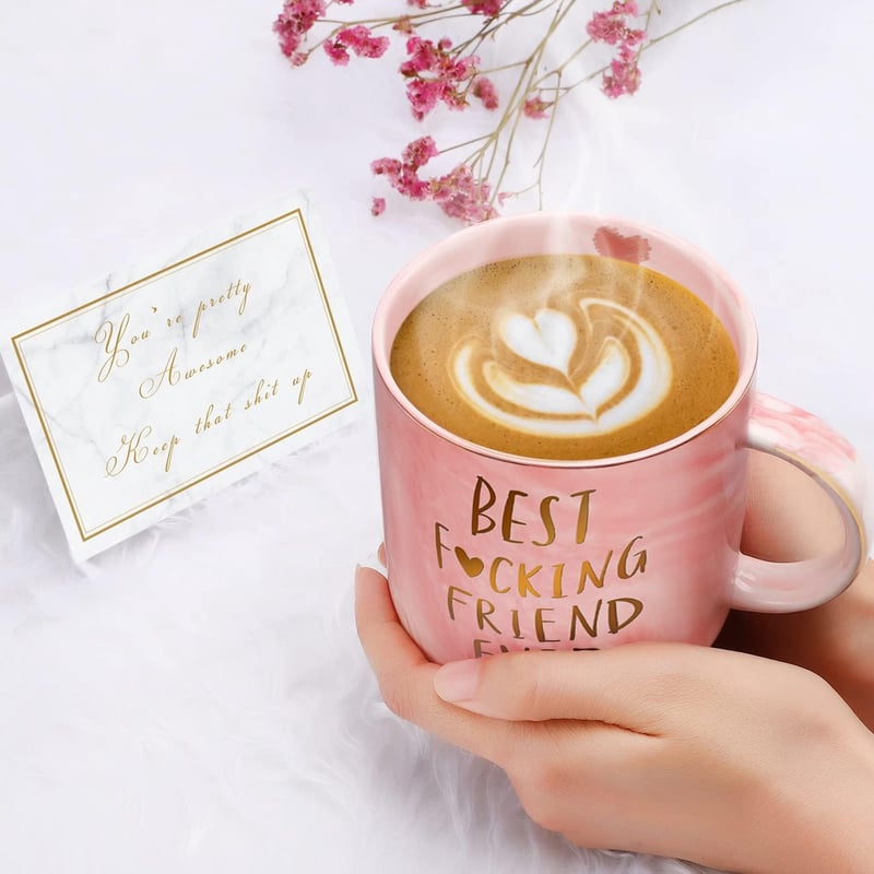 Funny Birthday Gifts for Best Friends - Coffee Mug, Keychain, Bag